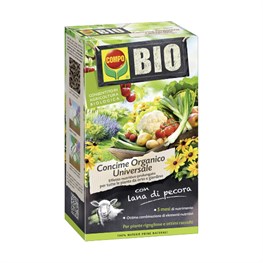 CONCIME ORGANICO UNIVERSALE CON LANA DI PECORA COMPO BIO - KG 2