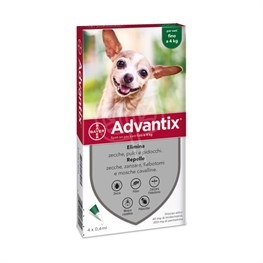 ADVANTIX BAYER SPOT-ON CANE FINO A 4 KG