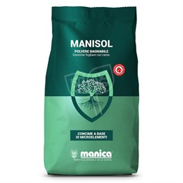 MANISOL POLVERE BAGNABILE CON RAME - KG 15 - FERTILIZZANTE - FUNGICIDA BIO MANICA
