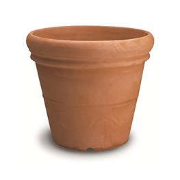 VASO DOPPIO BORDO LISCIO ELBI - CM Ø 80 H 68,5 - ANTICATO
