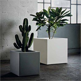 CUBO FENICE PARETE SINGOLA ELBI CM 65X65X65 - BIANCO