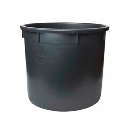 MASTELLO NERO SENZA FORI - Ø EST. CM 90 - Ø INT. CM 73 - H CM 95 - LT 350