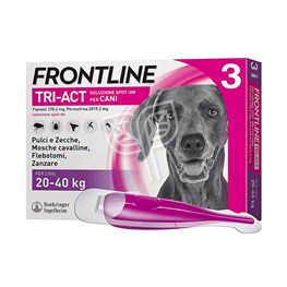 FRONTLINE TRI-ACT SPT-ON CANI DA 20 A 40 KG - 3 PIPETTE