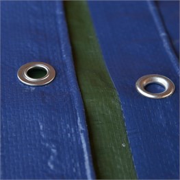 TELO OCCHIELLATO VERDE E BLU MT. 3X4