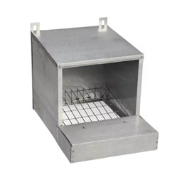 NIDO IN LAMIERA 1 FORO PER GALLINE OVAIOLE