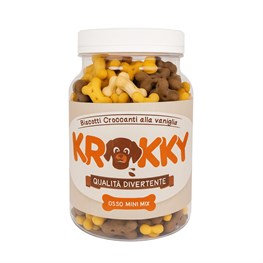 BISCOTTI KROKKY OSSO MINI MIX  - BARATTOLO - GR.480