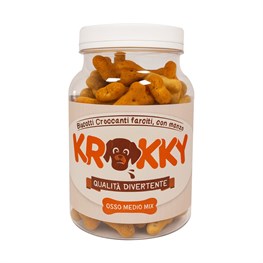 BISCOTTI KROKKY OSSO MEDIO MIX  - BARATTOLO - GR.400