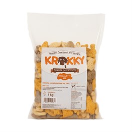 BISCOTTI KROKKY ANIMALETTI - SACCO - MIX  KG.1