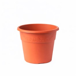 VASO "HEDERA" - DIAMETRO 25 - TERRACOTTA (C. 30125)
