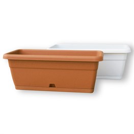 BALCONETTA CON SOTTOVASO VOLTERRA CM 55 - COLORE COCCIO