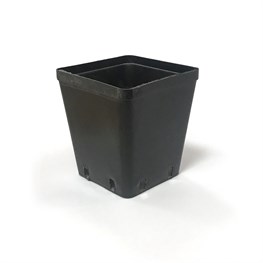 VASO QUADRO CM 9X9X13 - LT 0,90 - FORI LATERALI