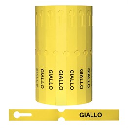 ETICHETTA CON ASOLA STAMPATA CM 12X1,3