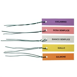 ETICHETTA CON FILO STAMPATA CM 8X2