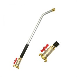 LANCIA CON VALVOLA A SFERA 1/2" - CM 120 - SENZA DOCCIA