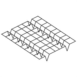 PANNELLO ANTIRIBALTAMENTO MAGLIA DIFFERENZIATA PER VASO Ø 24 CM