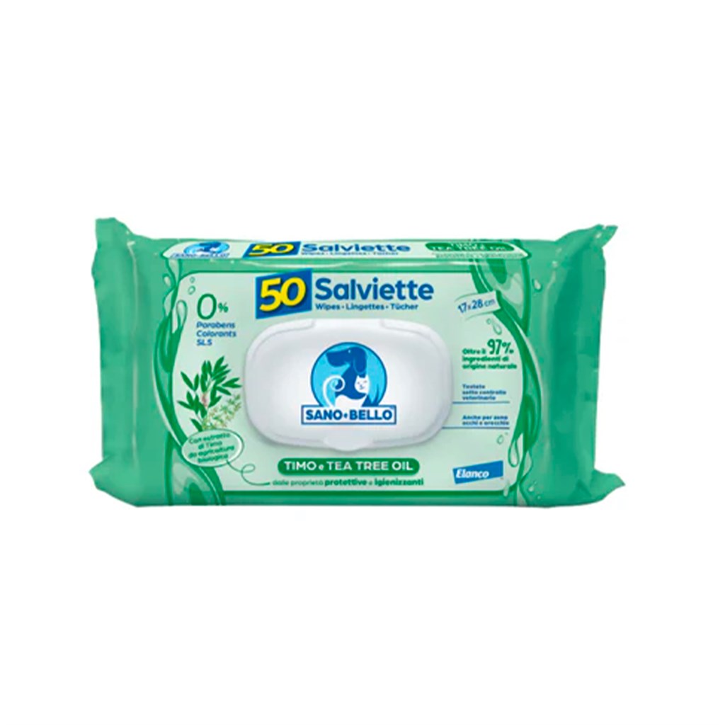 SALVIETTE TIMO E TEA - TREE OIL - 50 PZ.