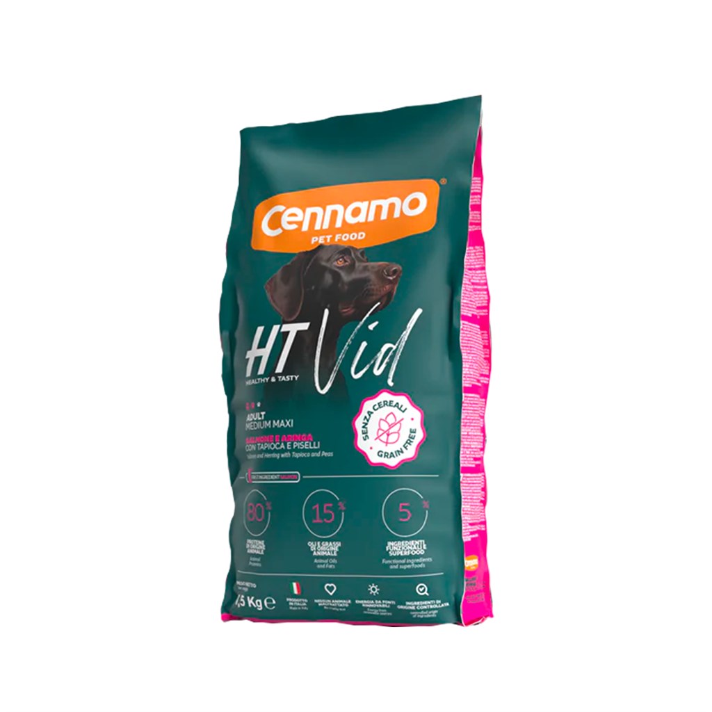 HT VID GRAIN FREE AD.MED MAX SALMONE E ARI.KG.10
