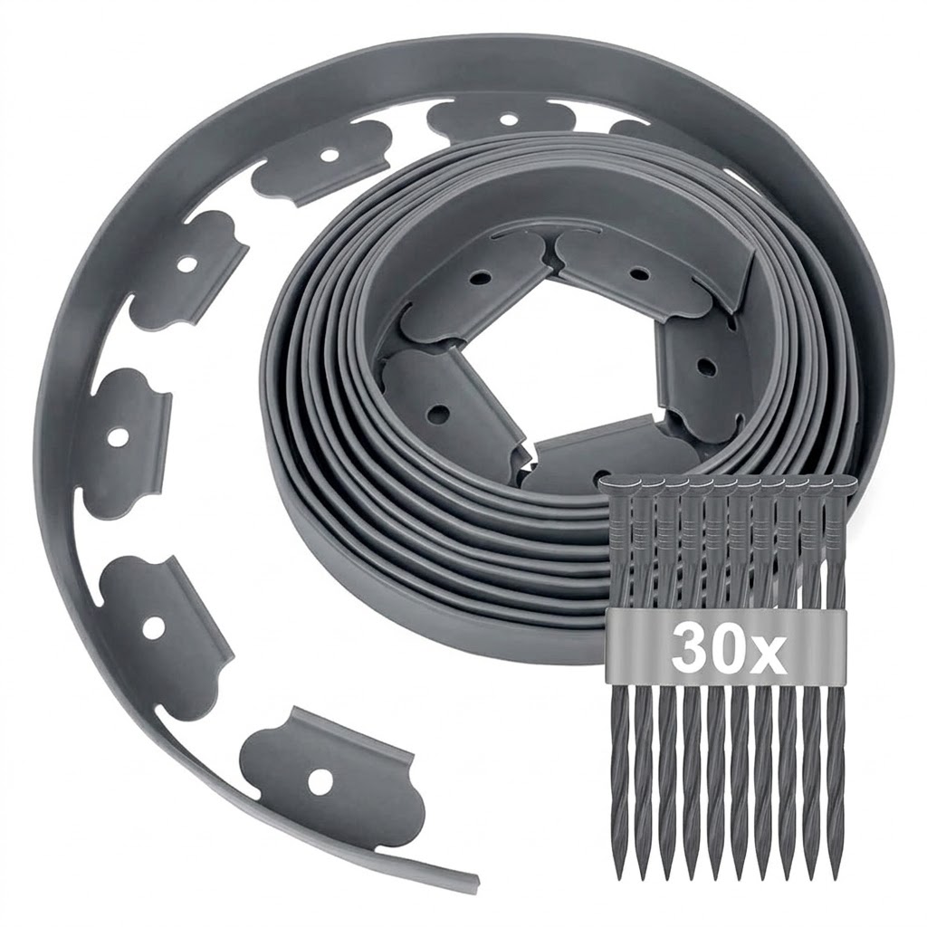 BORDURA DIY FLEX GRIGIA MT.10 X H.5 CM.